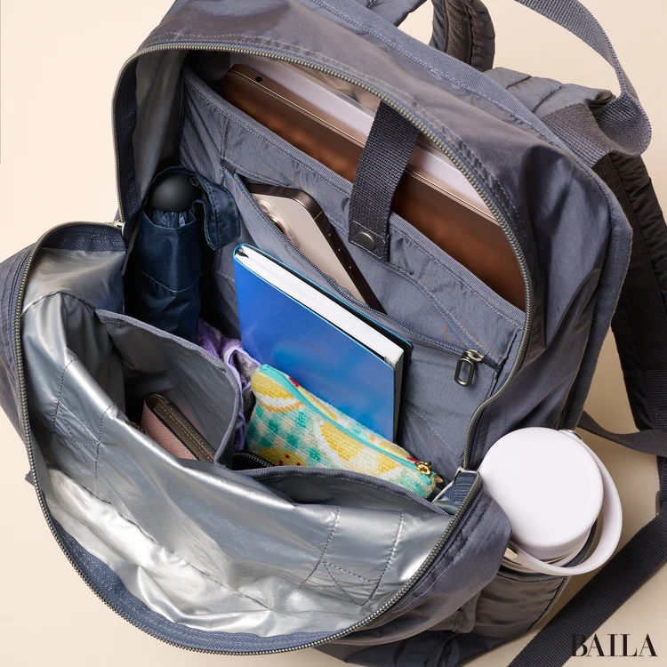 レスポートサック　CR URBAN BACKPACK　荷物を入れた様子